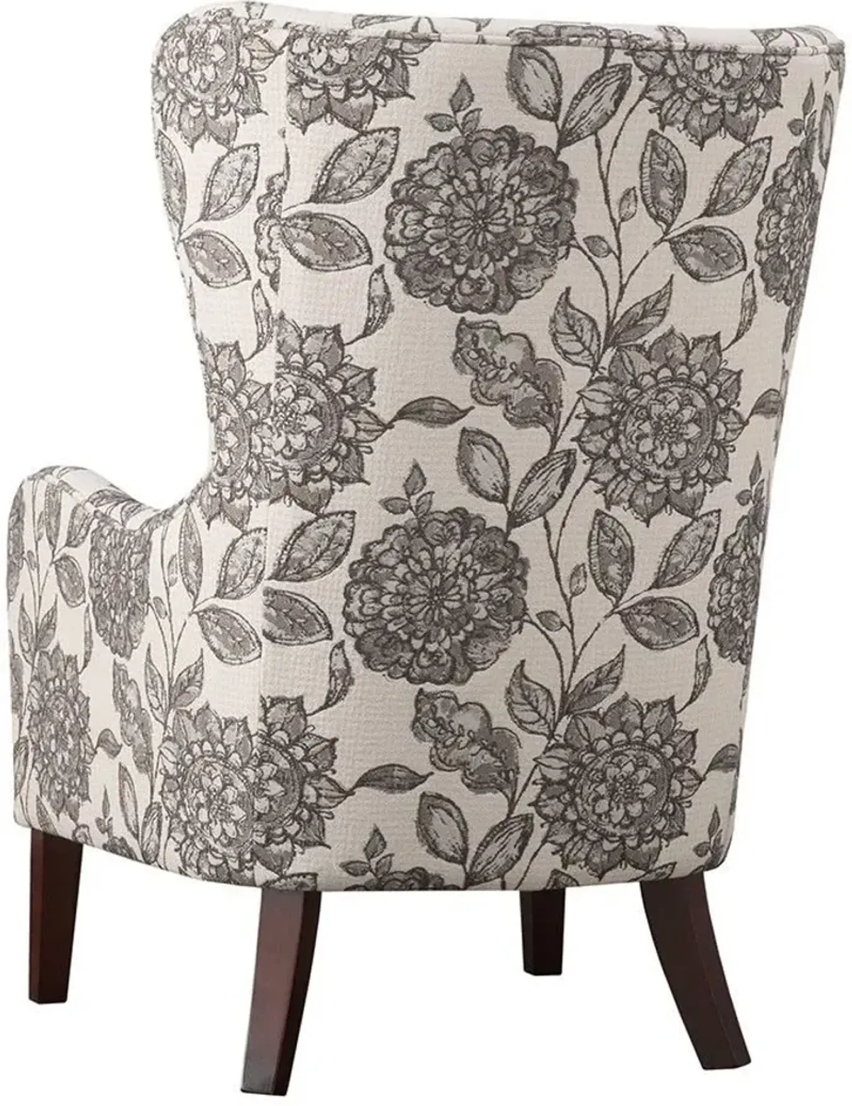 Olliix Madison Park Multi Arianna Swoop Wing Chair