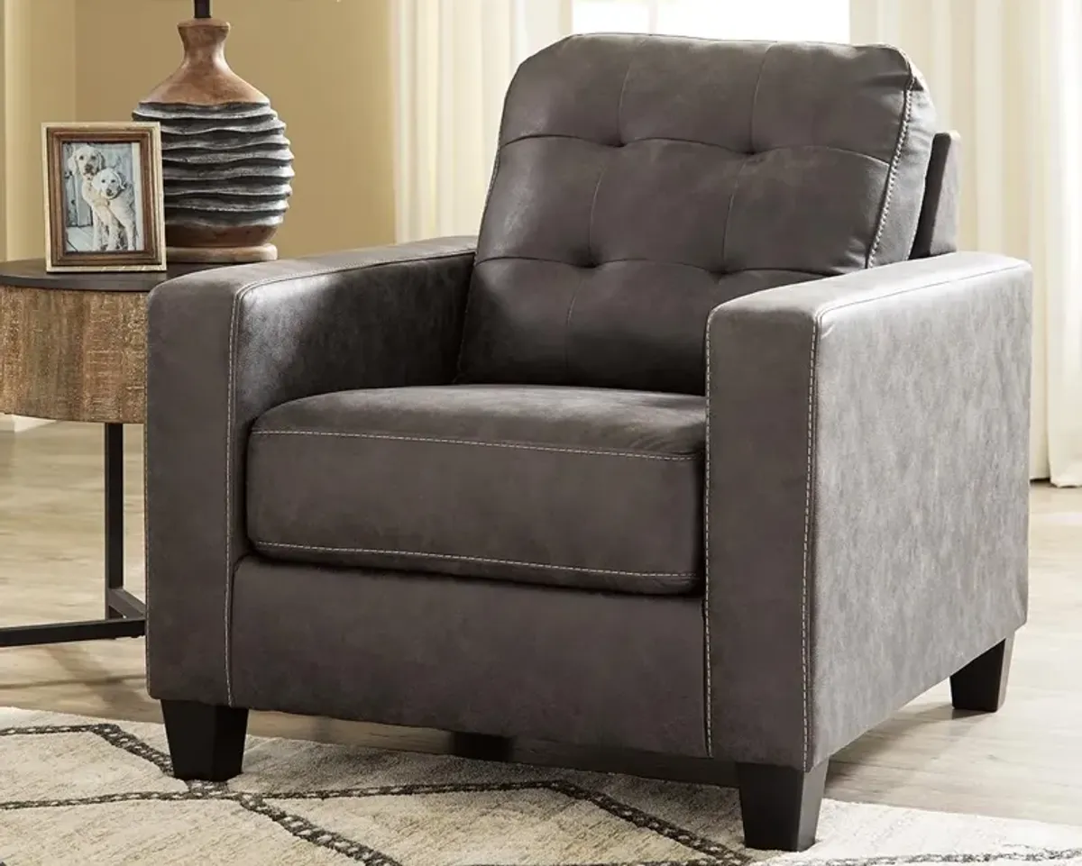 Ashley Venaldi Gunmetal Armchair