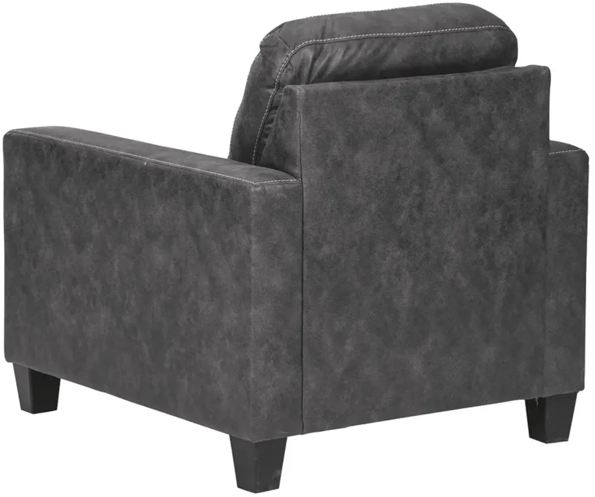 Ashley Venaldi Gunmetal Armchair