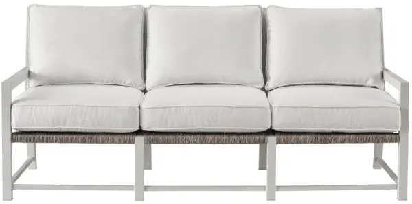 Universal Coastal Living Outdoor Tybee Chalk Aluminum Sofa