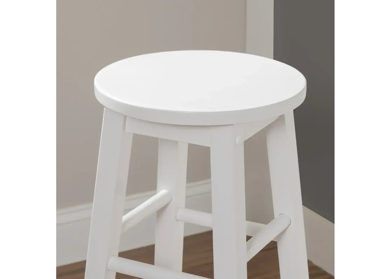 Linon 29 Inch Bar Stool White