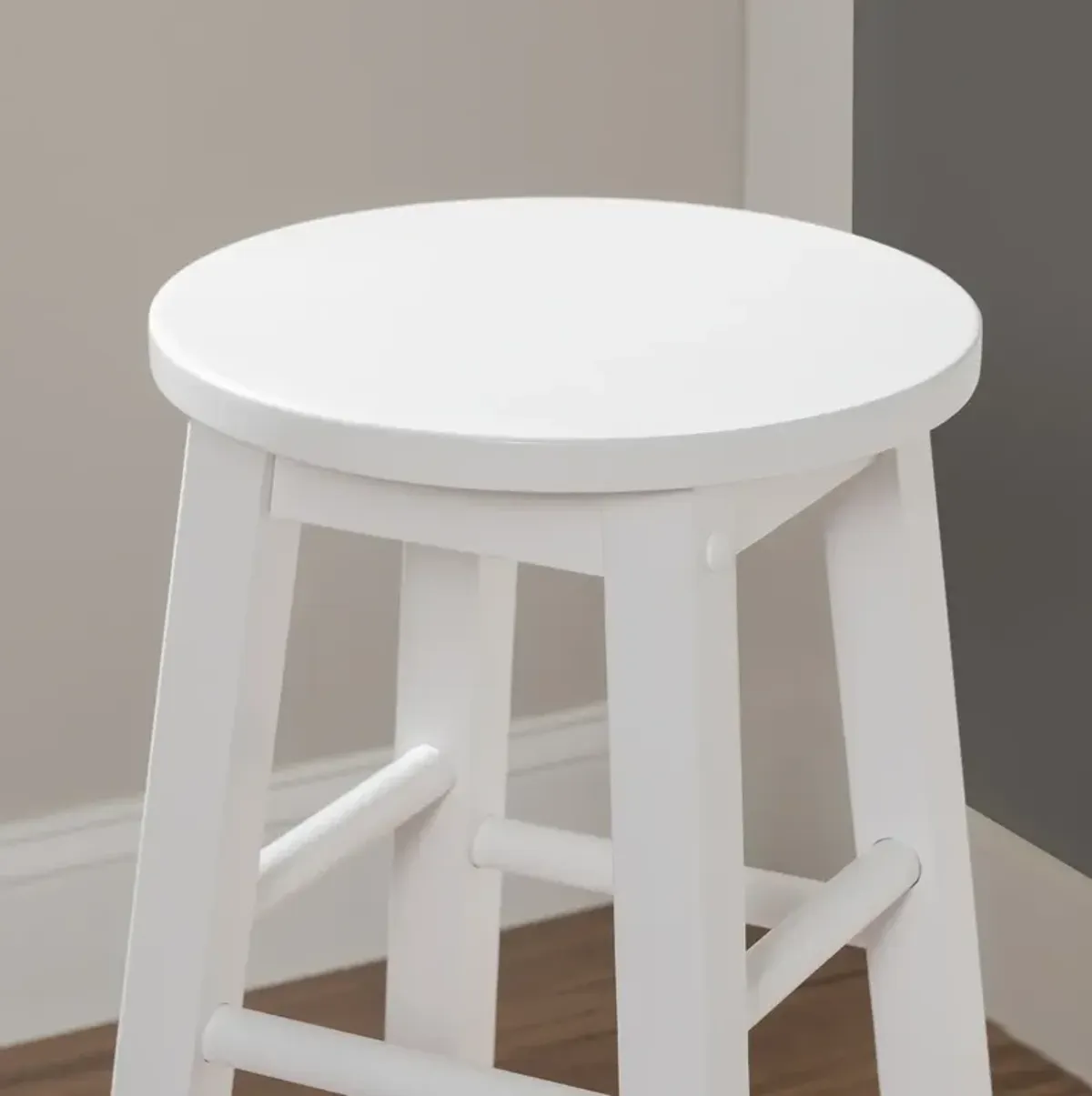 Linon 29 Inch Bar Stool White