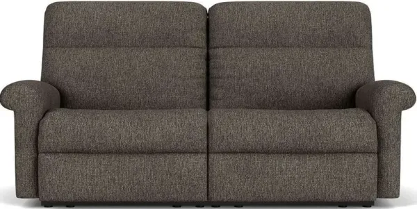Flexsteel Davis Gray Ash Reclining Loveseat