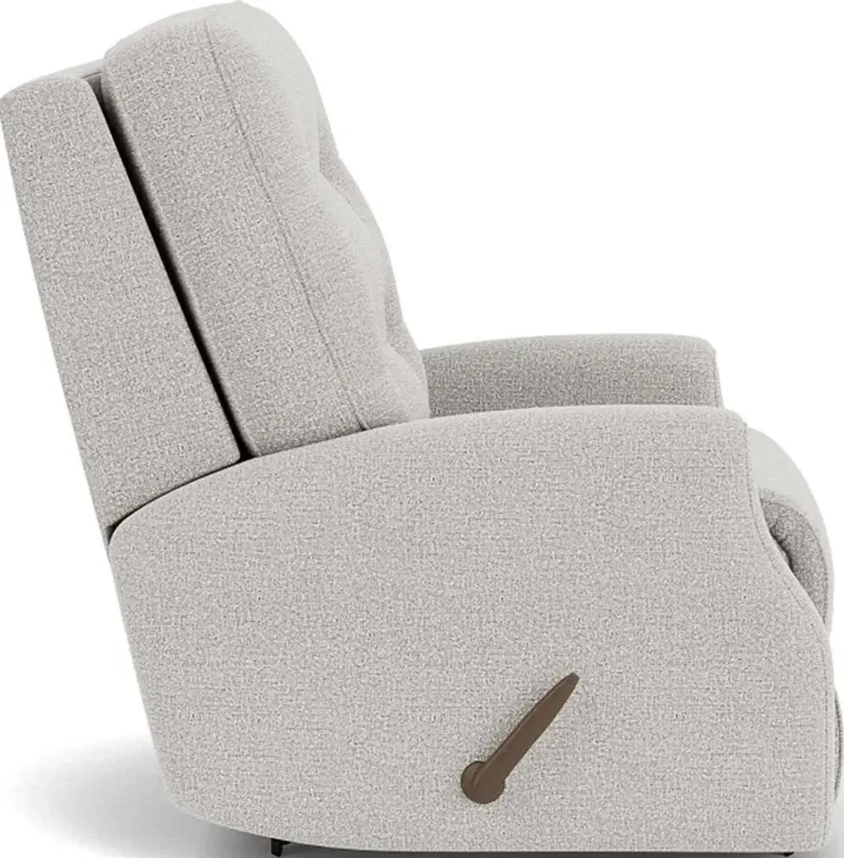 Flexsteel Devon Silver Glacier Rocking Manual Recliner