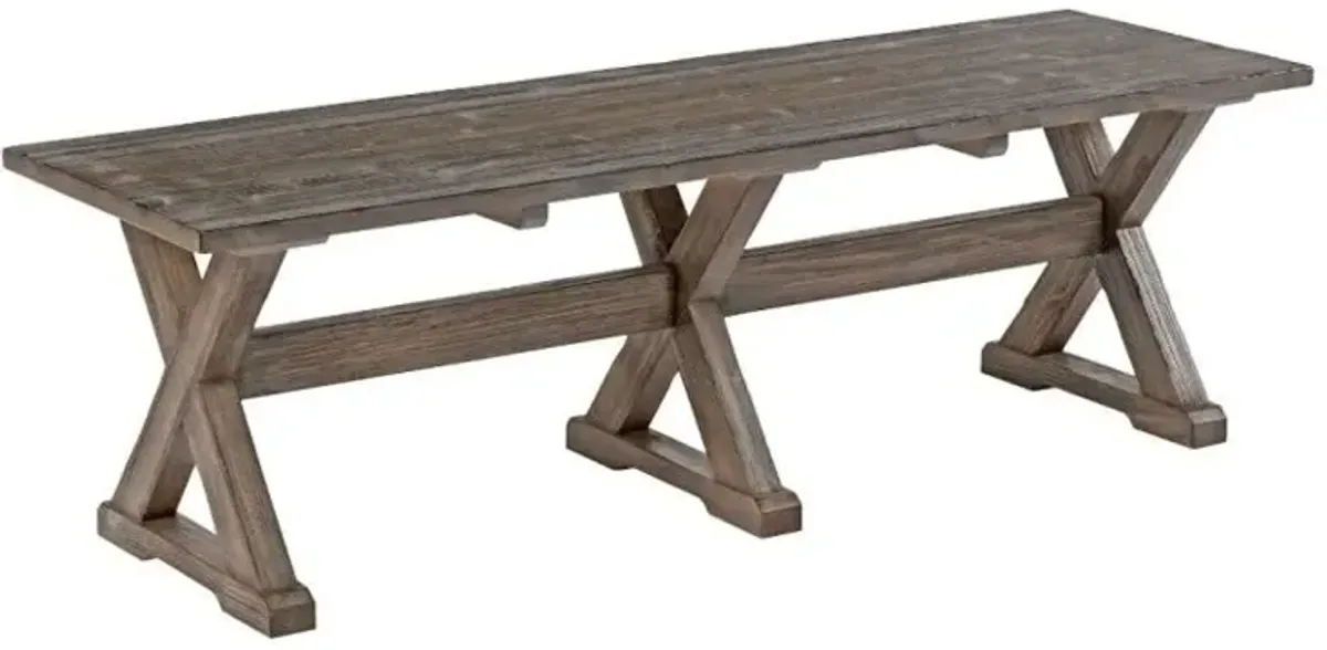 Kincaid Foundry Driftwood Dining Bench