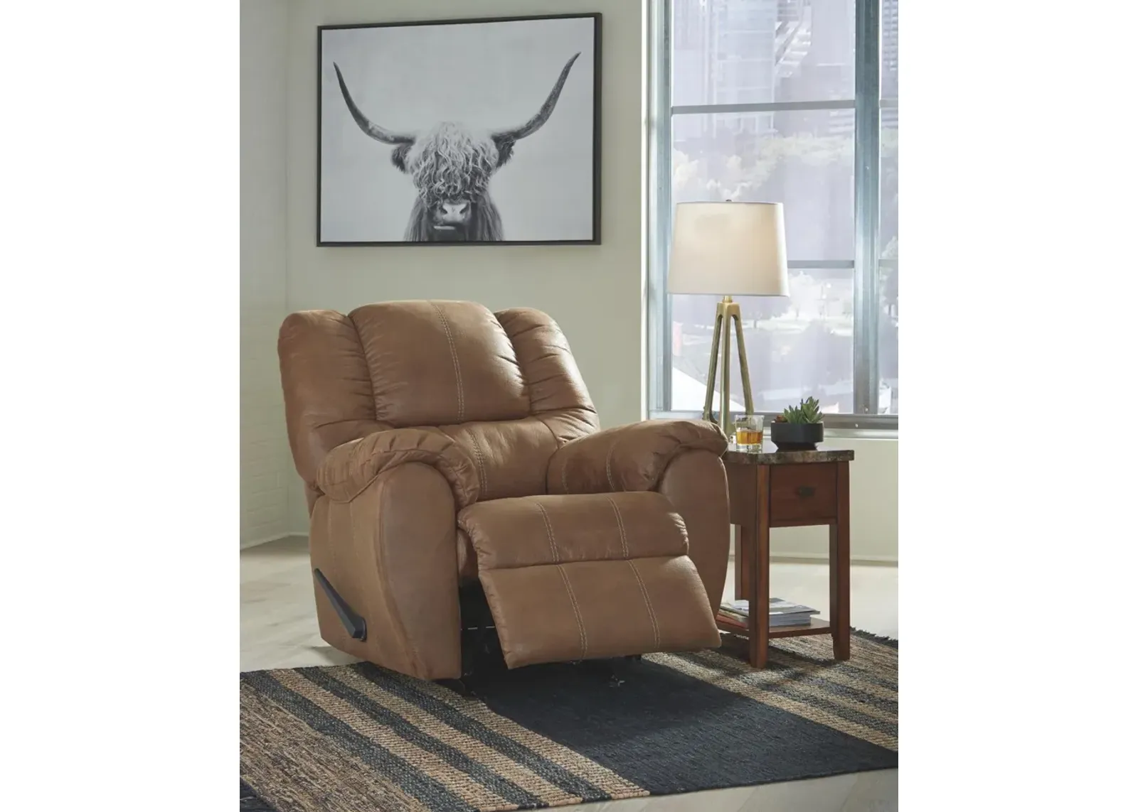 Ashley Mcgann Saddle Rocker Recliner