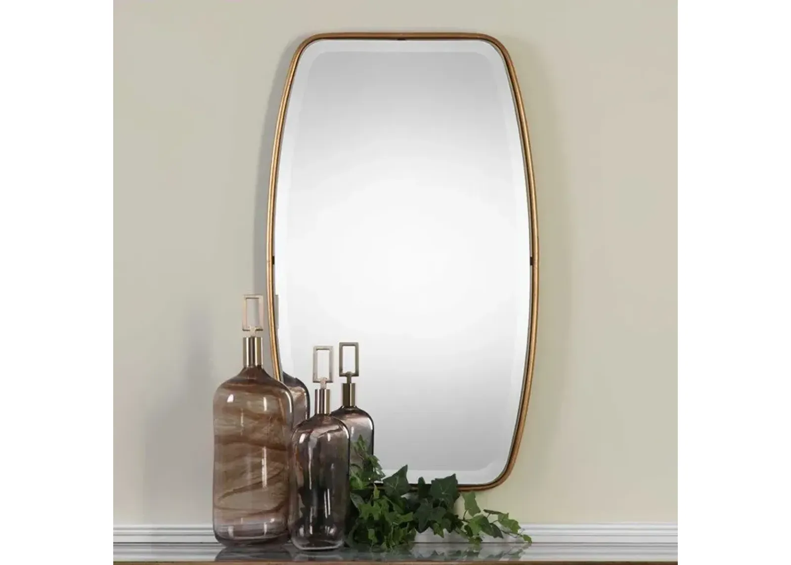 Uttermost Canillo Antiqued Gold Mirror