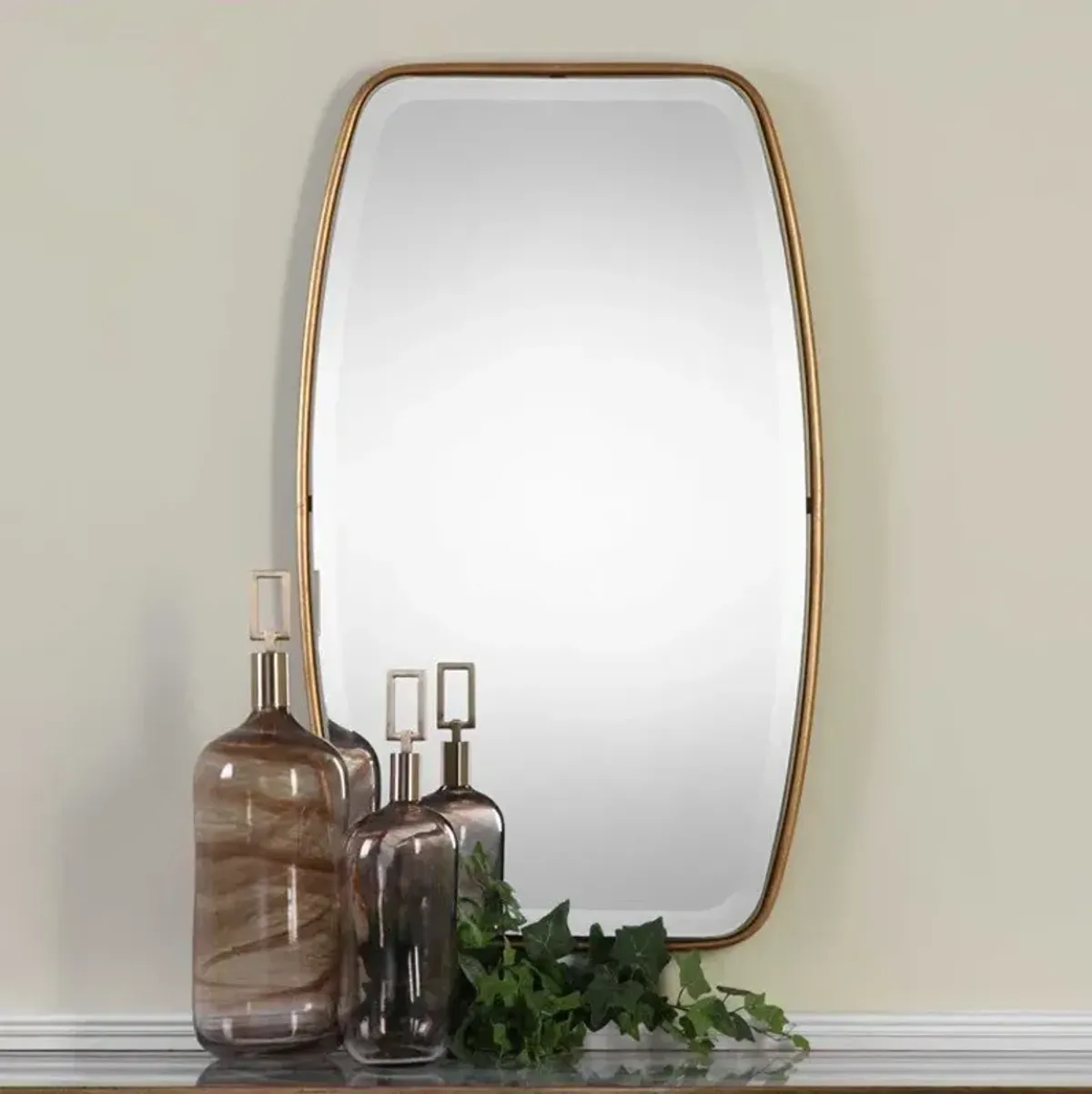 Uttermost Canillo Antiqued Gold Mirror