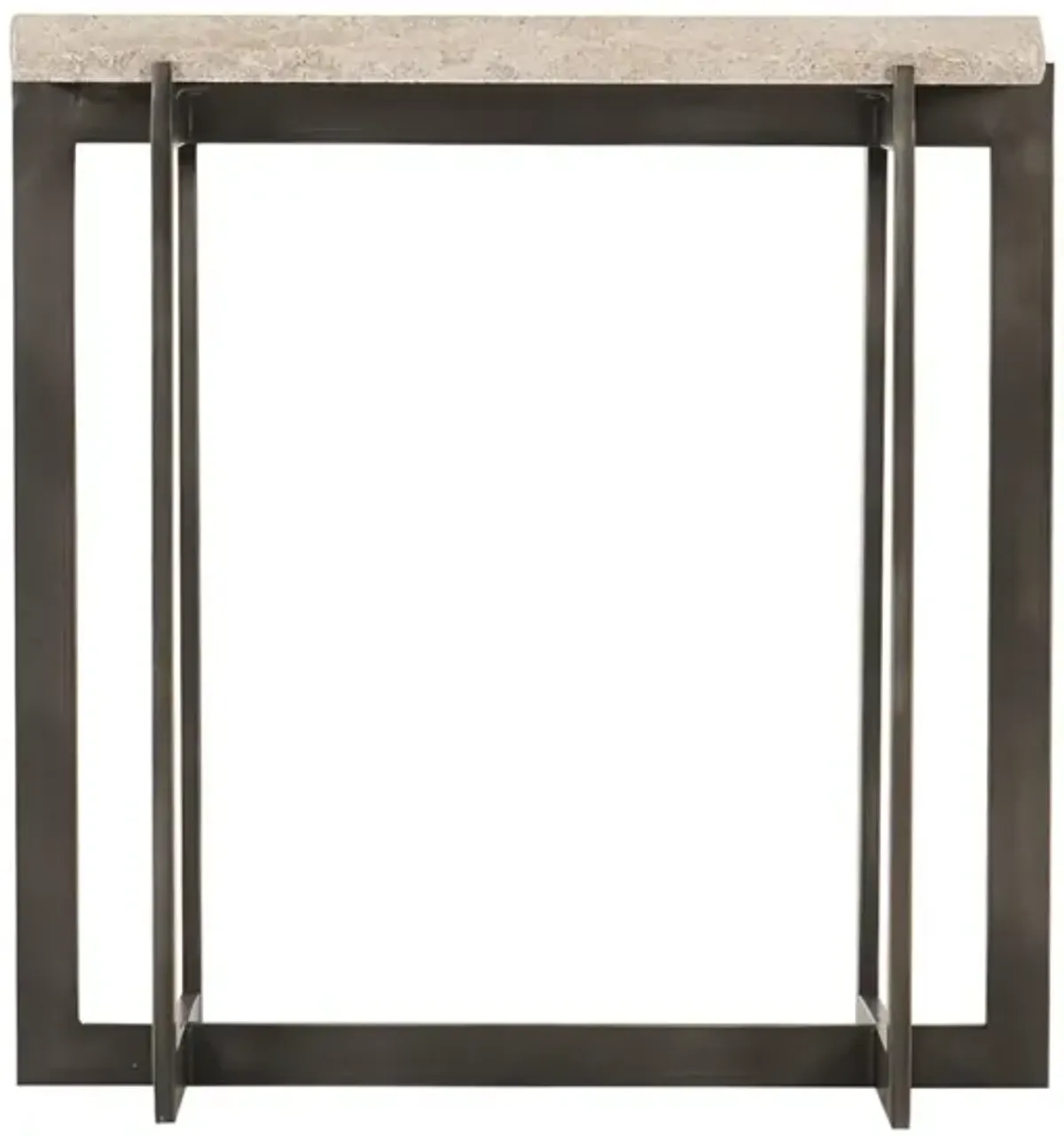 Bernhardt Hathaway Travertine Side Table