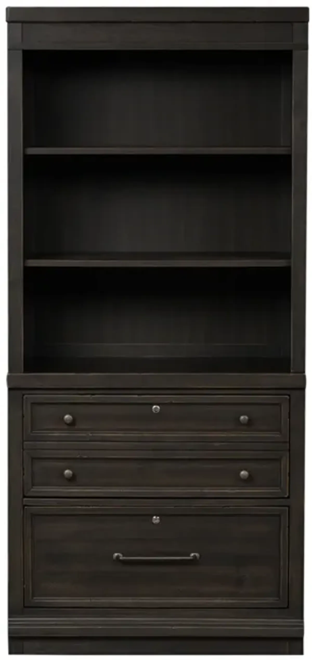 Liberty Furniture Harvest Home Black Hutch & Cabinet Set