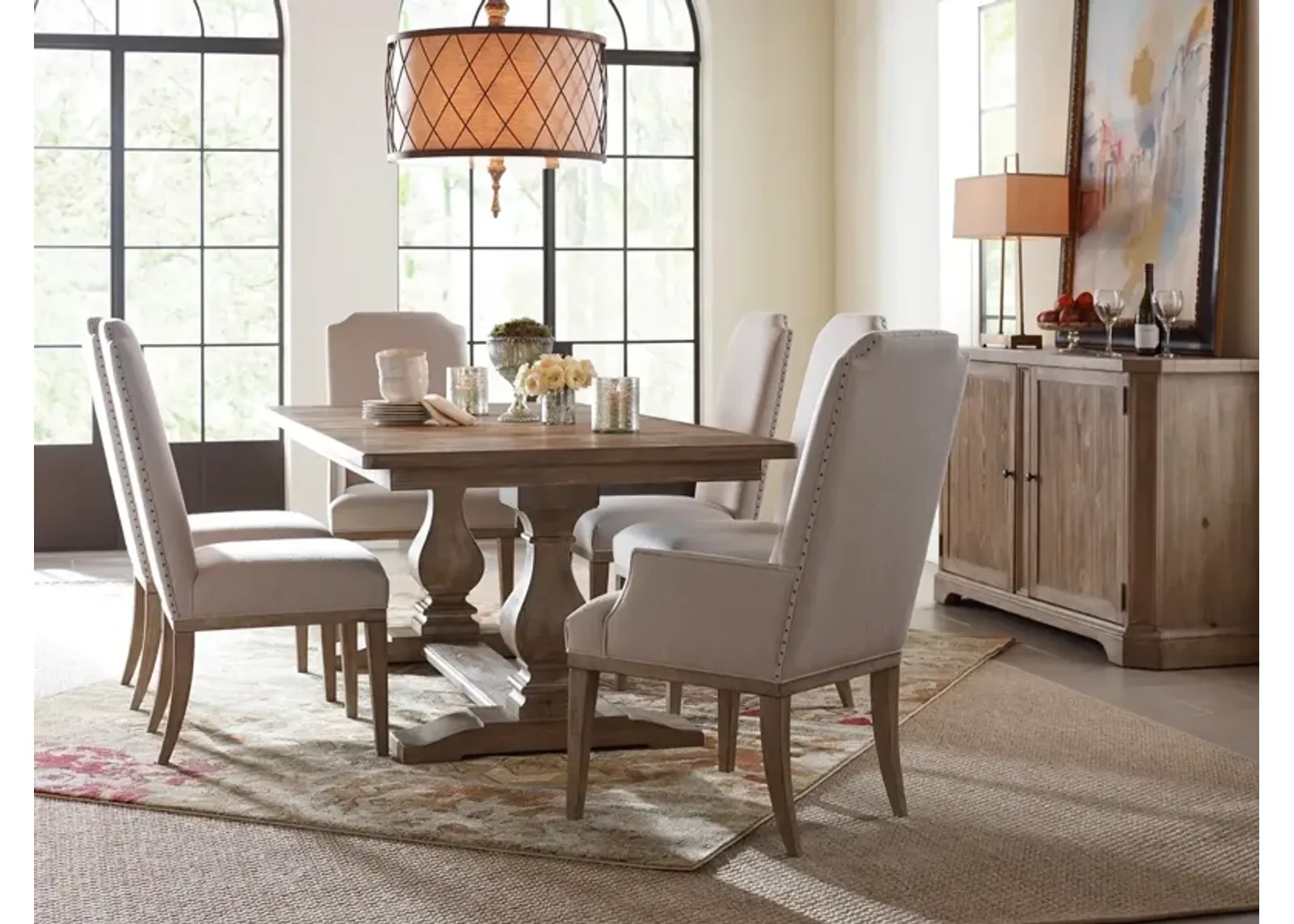 Legacy Classic Rectangular Trestle Table Monteverdi by Rachael Ray