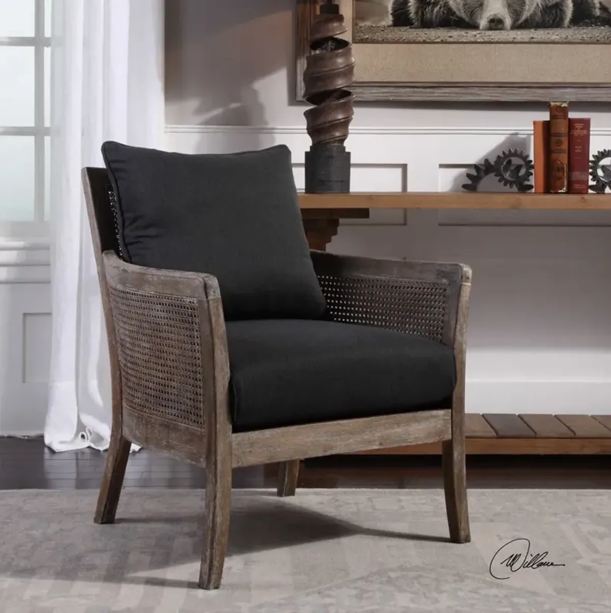 ENCORE GRAY ARMCHAIR