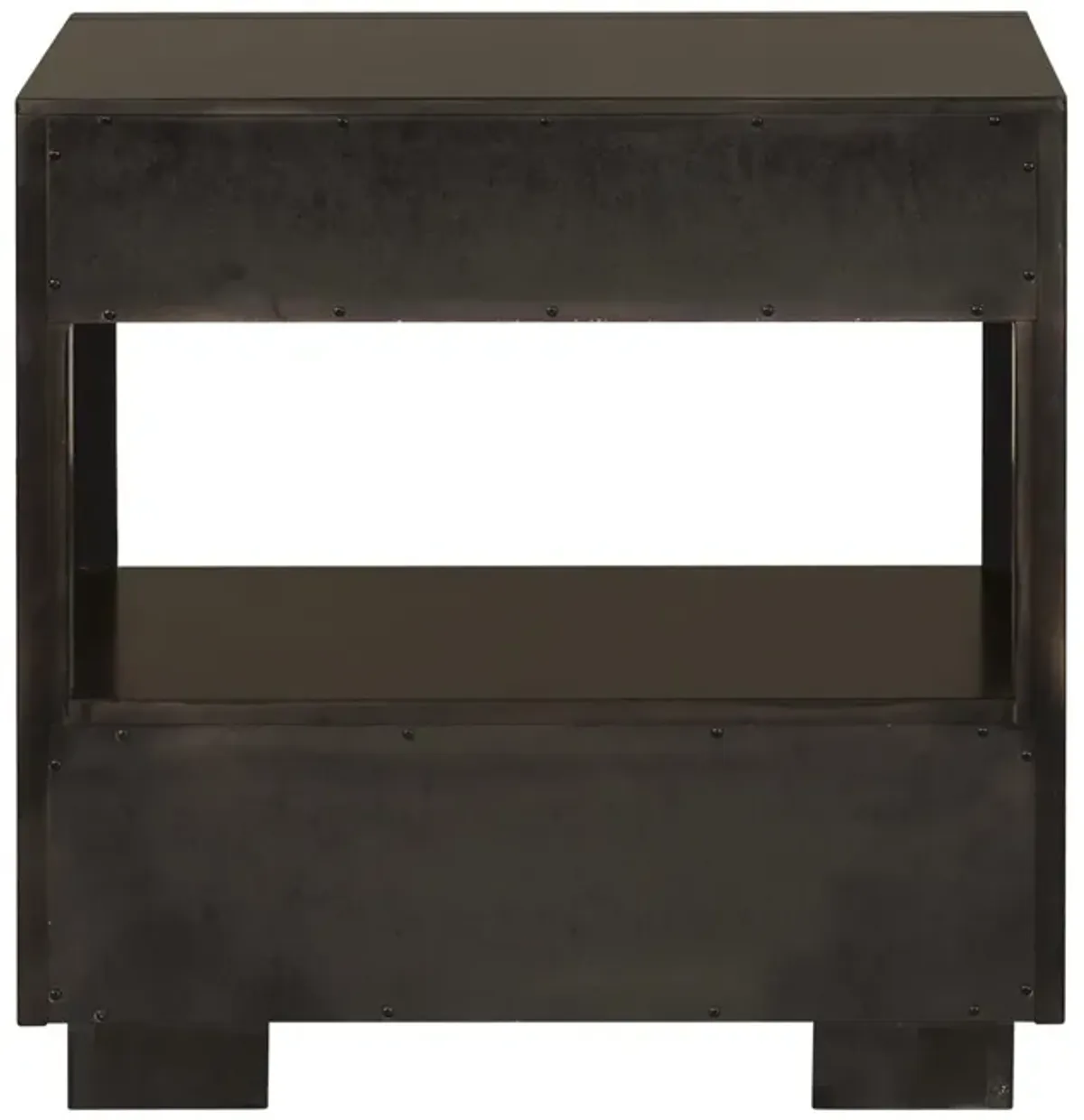 Coaster Durango 2-Drawer Nightstand Smoked Peppercorn