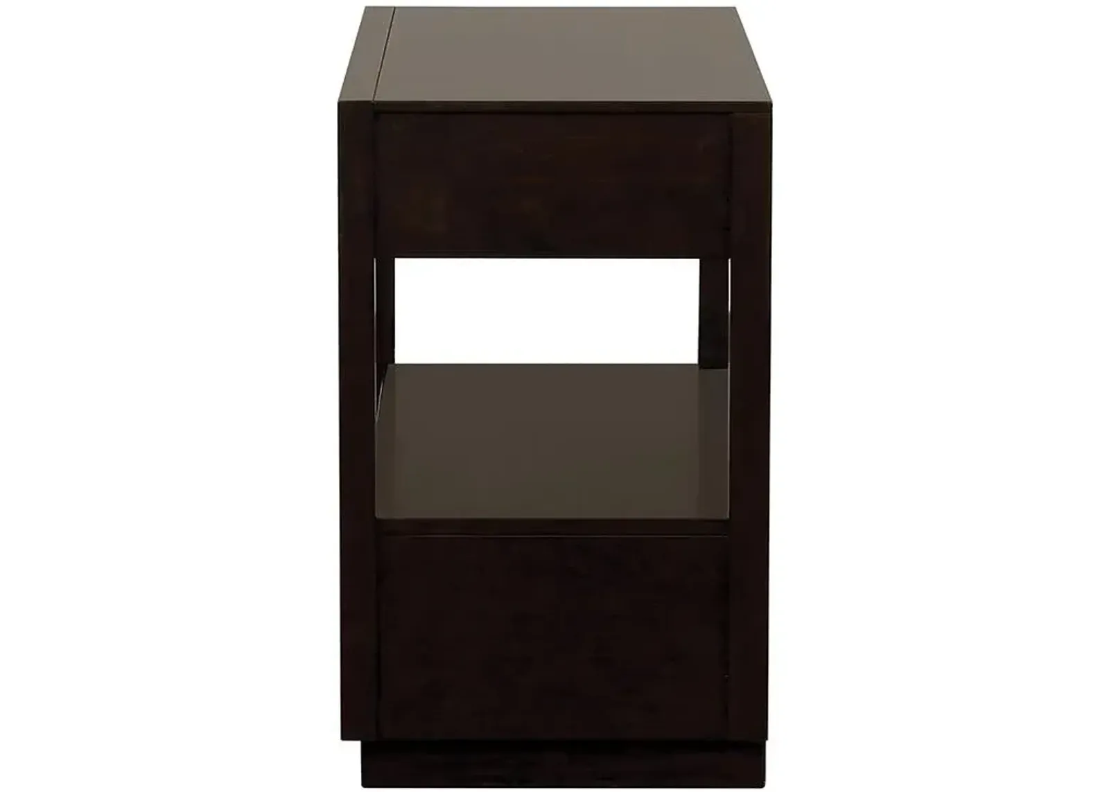 Coaster Durango 2-Drawer Nightstand Smoked Peppercorn