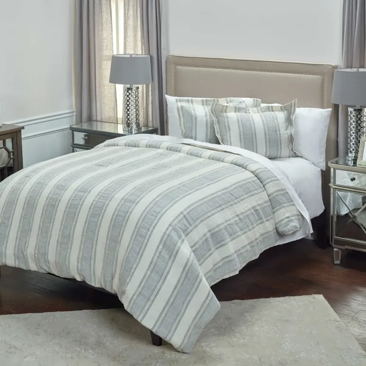 Rizzy Home Mag-Architectural Queen Duvet