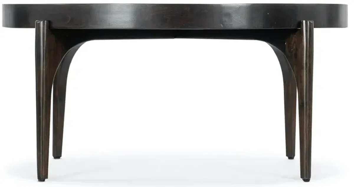 Hooker Furniture Commerce & Market Brown Round Cocktail Table