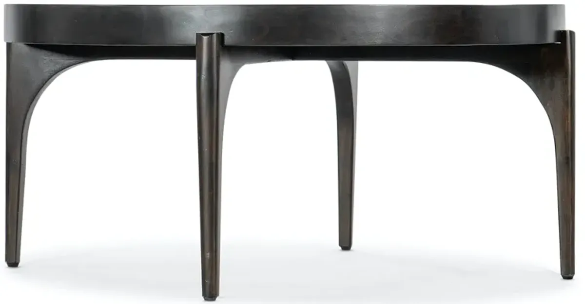 Hooker Furniture Commerce & Market Brown Round Cocktail Table