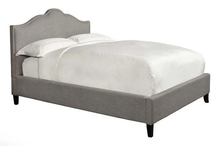 QUEEN BED (GREY) FALSTAF - GREY JAMIE