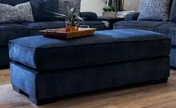 Michael Nicholas Designs Spartan Gel Solaz Denim Ottoman