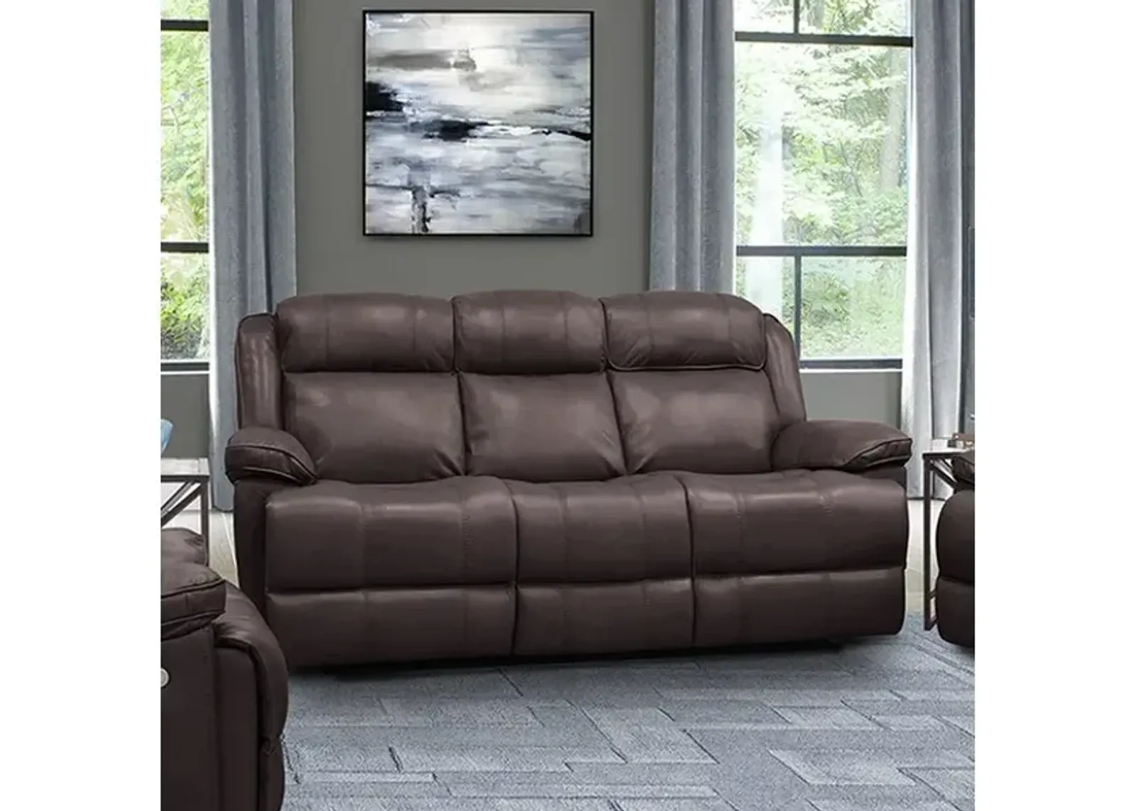 Parker House Eclipse Collection Power Reclining Sofa in Florence Brown Color