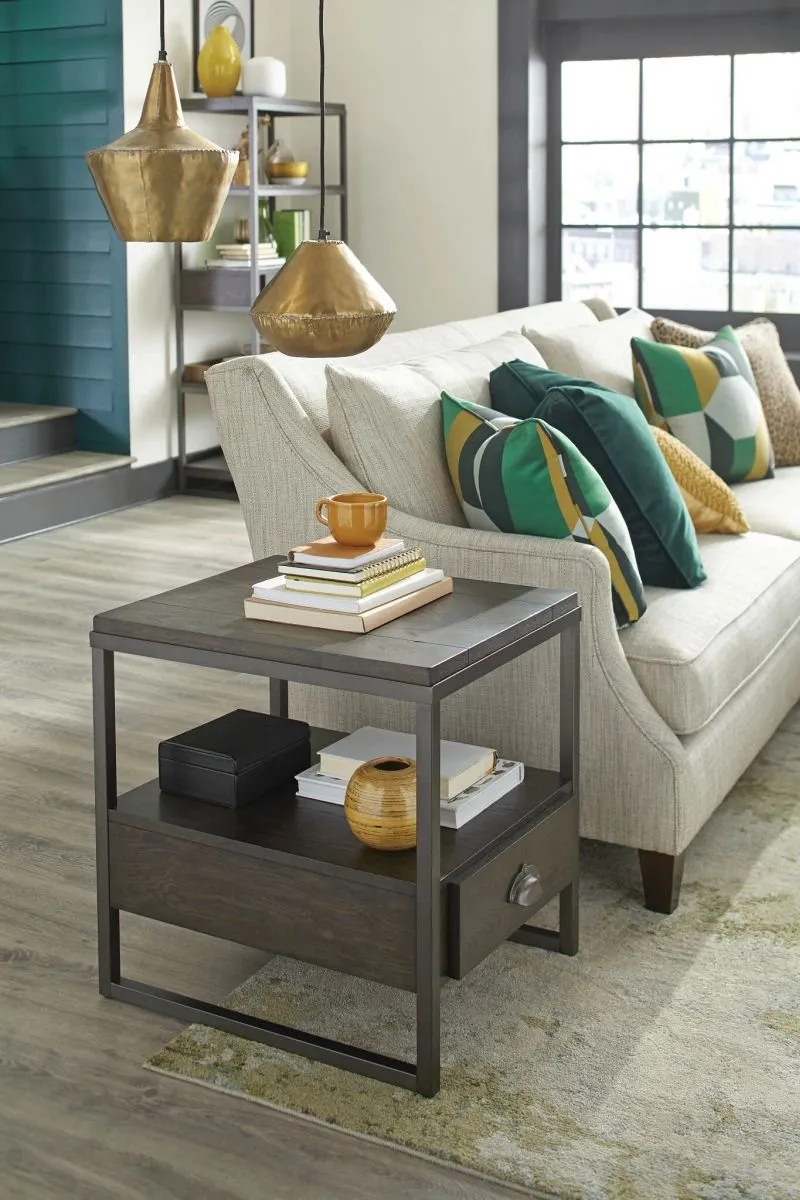 BAJA II RECTANGULAR DRAWER END TABLE