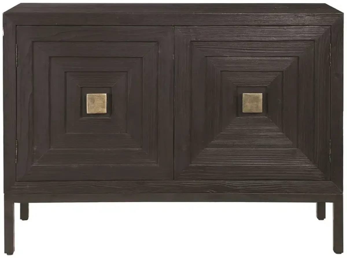 Uttermost Aiken Dark Ebony Accent Cabinet