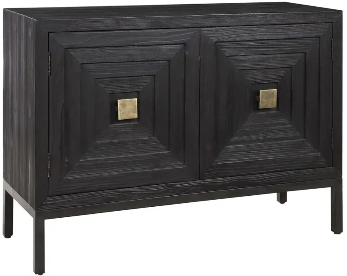 Uttermost Aiken Dark Ebony Accent Cabinet