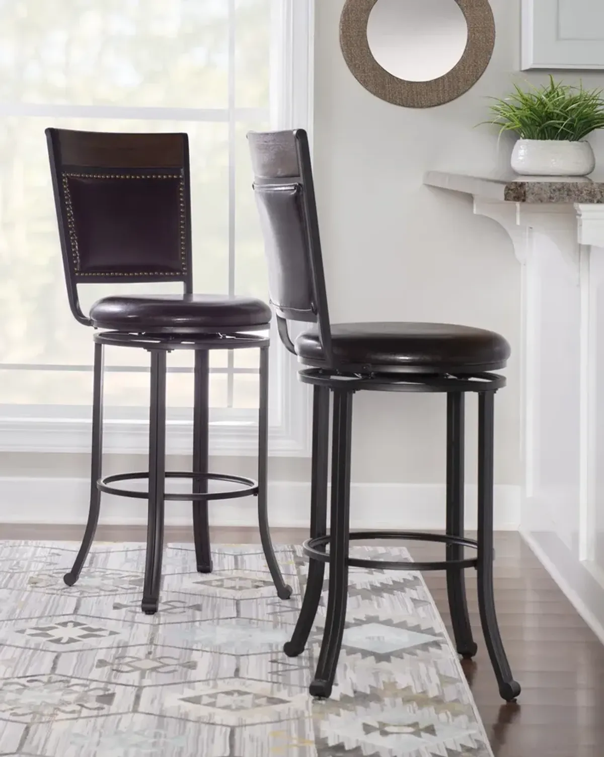 Powell Franklin Swivel Bar Stool