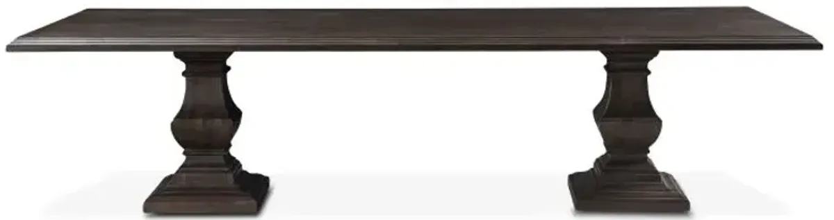 Home Trends Design Nimes 120In Vintage Brown Rectangle Dining Table