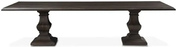 Home Trends Design Nimes 120In Vintage Brown Rectangle Dining Table