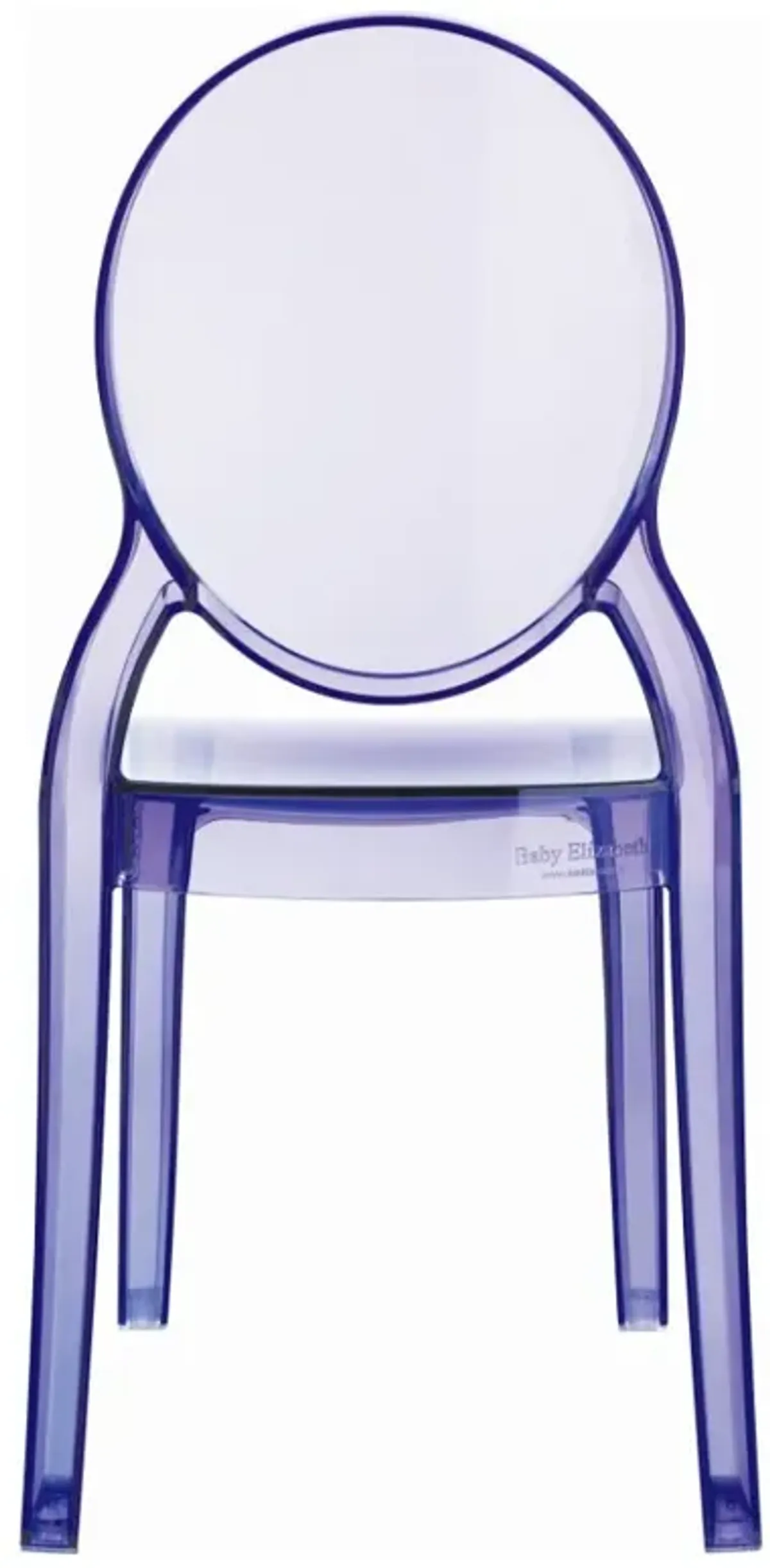 Kids/Teens Baby Elizabeth Transparent Violet Chair