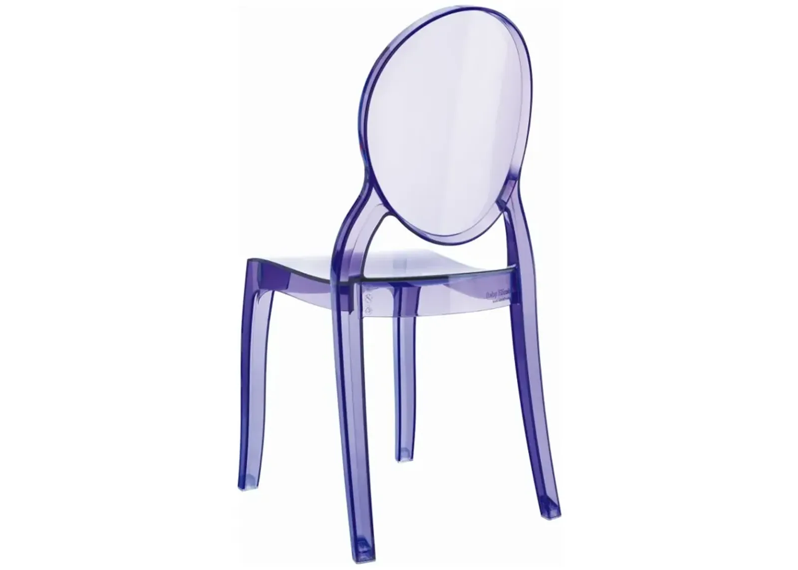 Compamia Kids/Teens Baby Elizabeth Transparent Violet Chair