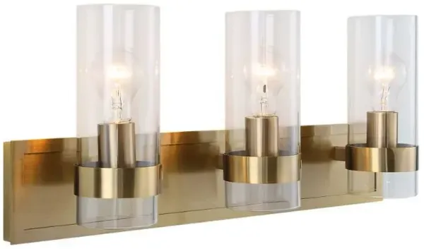 Uttermost Cardiff 3-Light Antique Brass Vanity