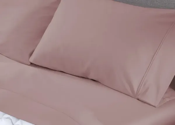 Bedgear Split King Blush Hyper Cotton Sheet Set