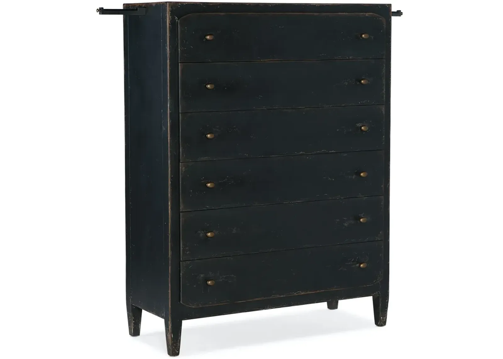 Hooker Furniture Ciao Bella 6-Drawer Chest Black