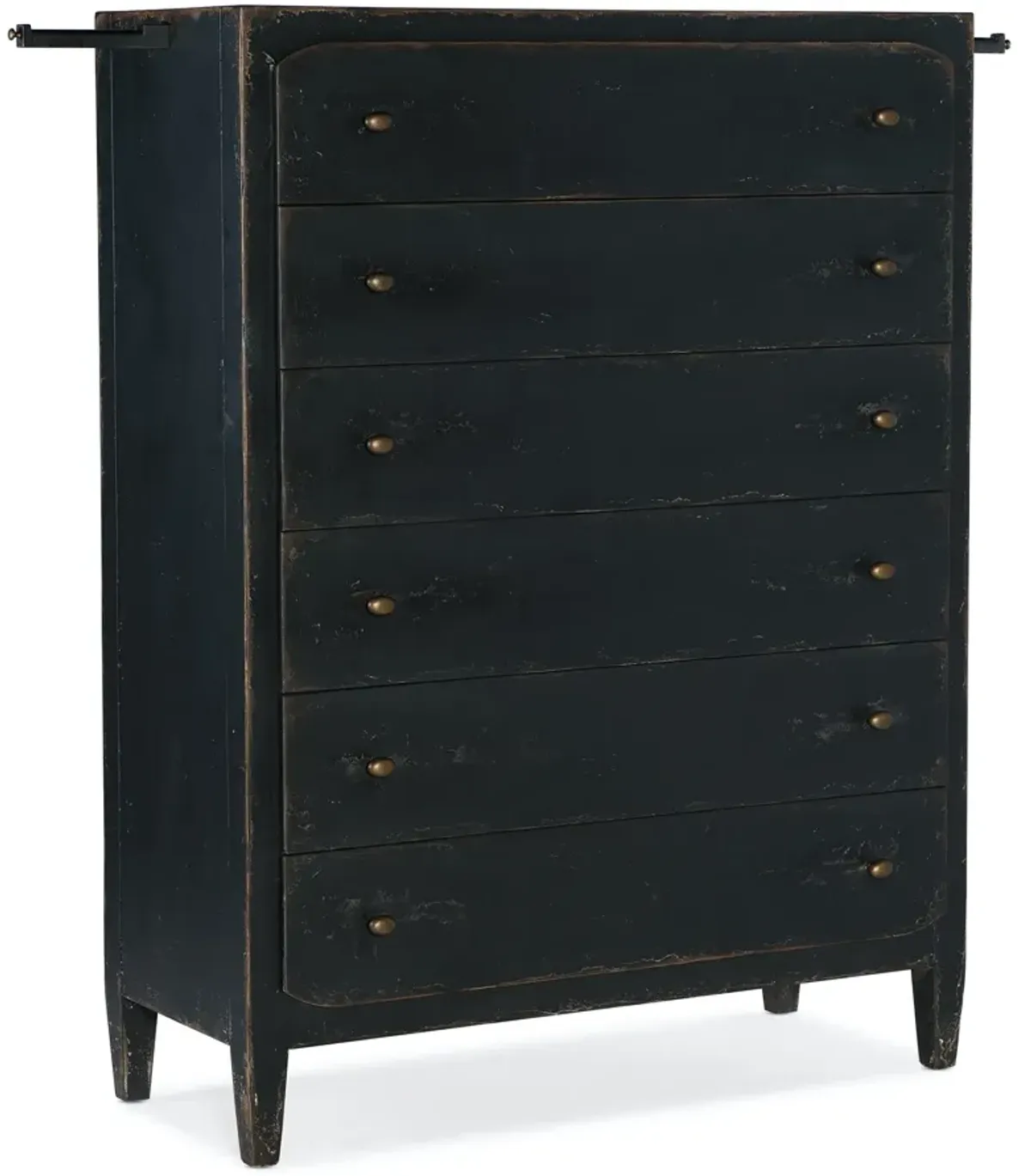 Hooker Furniture Ciao Bella 6-Drawer Chest Black