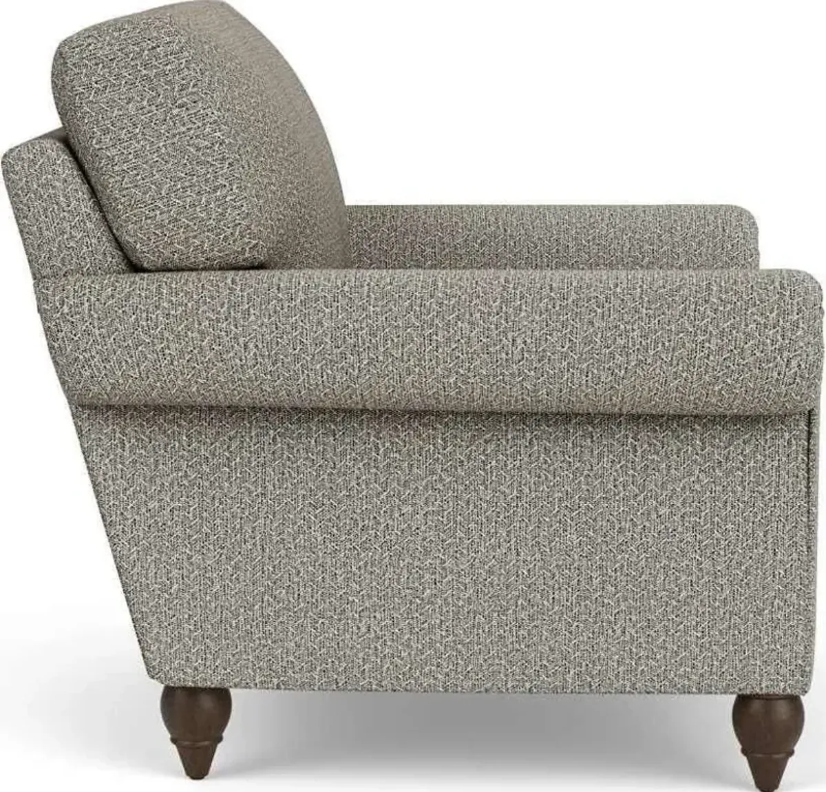 Flexsteel South Haven Gray Quarry Chair with Round Legs