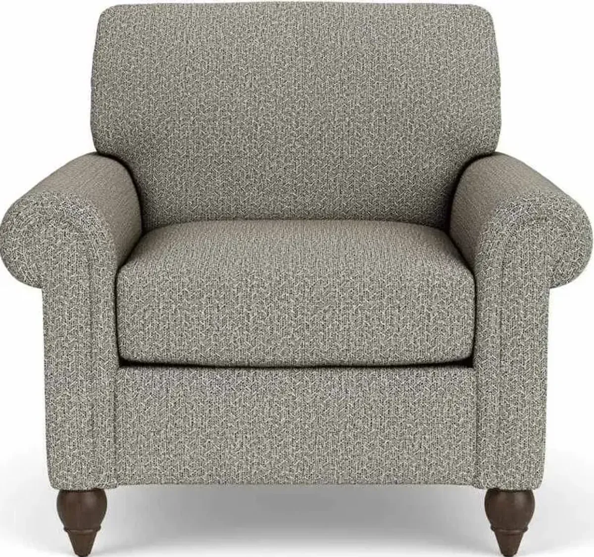 Flexsteel South Haven Gray Quarry Chair with Round Legs