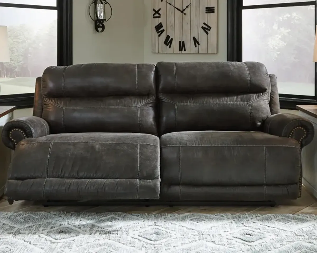 Ashley Grearview Charcoal Power Reclining Sofa