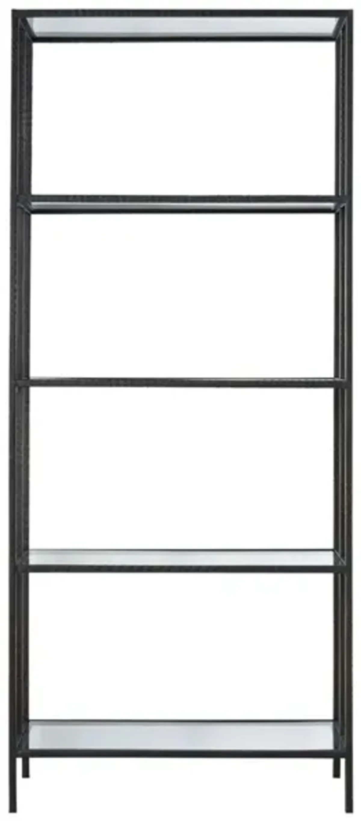 Universal Curated Industrial Oil Rubbed Bronze Etagere Bookcase