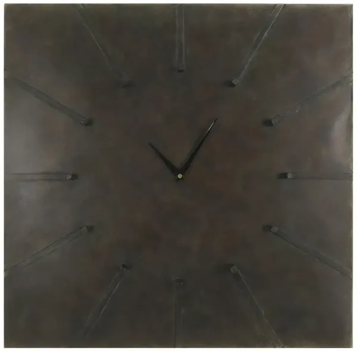 Crestview Tik Tok N' Away Dark Brown Wall Clock