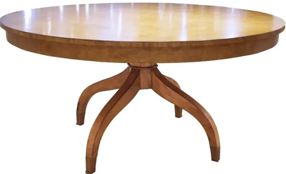 Noble Furniture Williamsburg 60 Inch Dining Table in a Burled Ash Wood