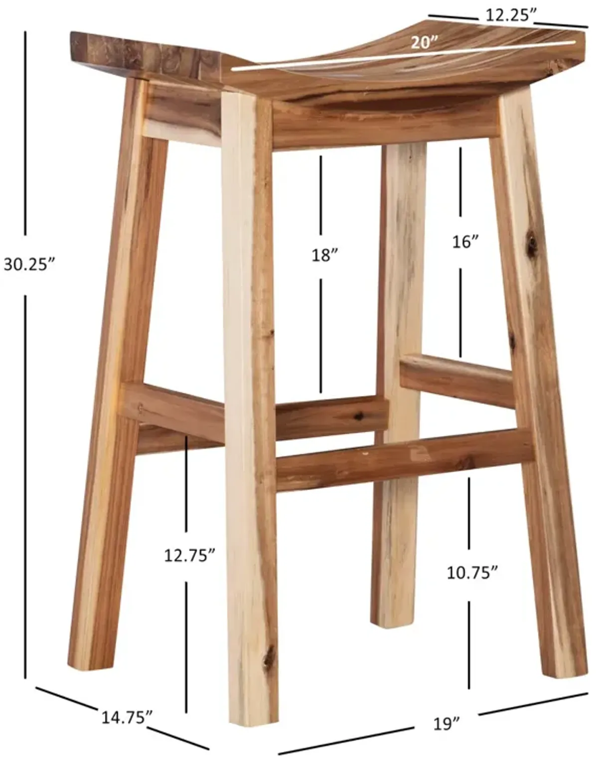 DALE SADDLE BAR STOOL