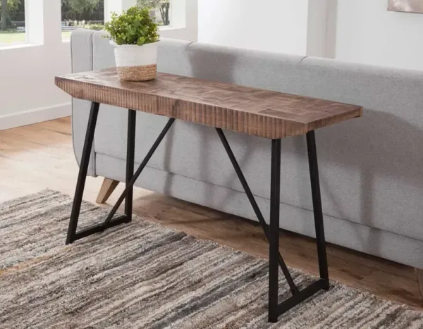 Steve Silver Walden Brown Parquet Cocktail Table