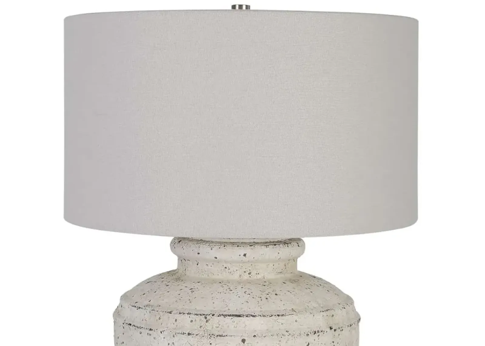 Uttermost Artifact Aged Stone/Light Gray Table Lamp