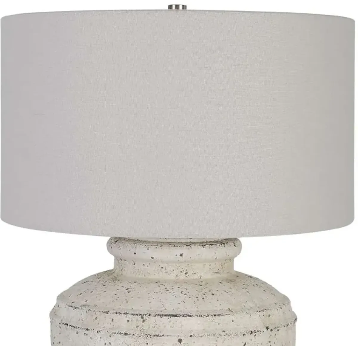 Uttermost Artifact Aged Stone/Light Gray Table Lamp