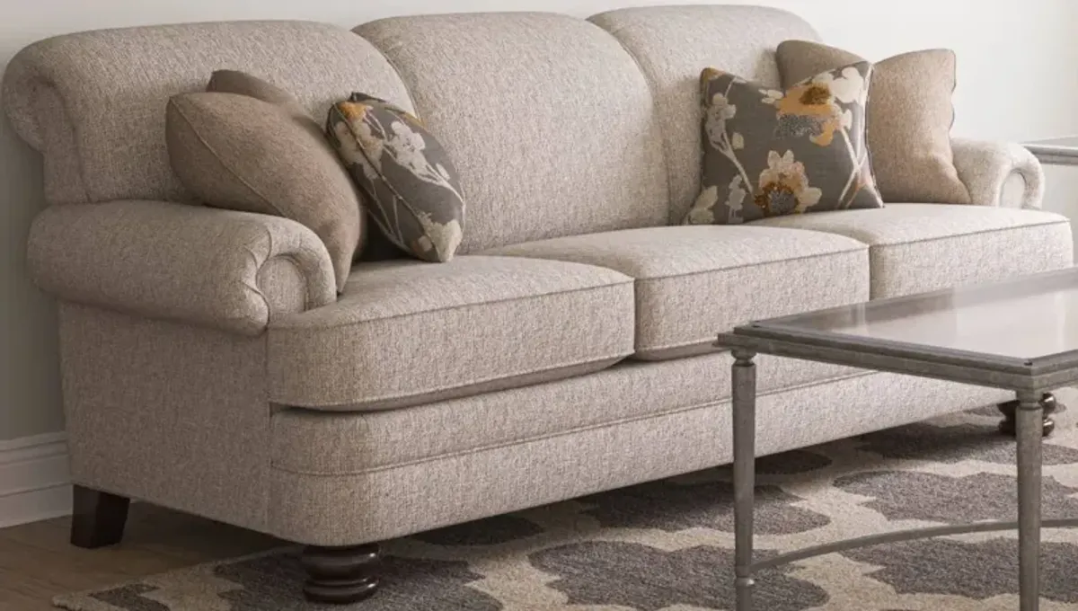 Flexsteel Bay Bridge Silver Overcast Sofa