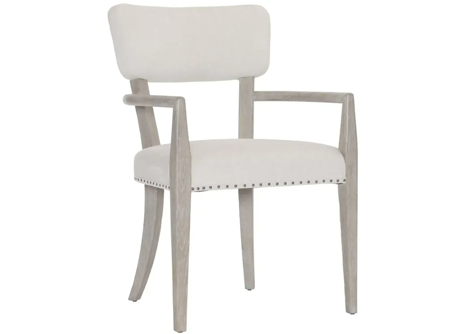 Bernhardt Albion Pewter Dining Armchair