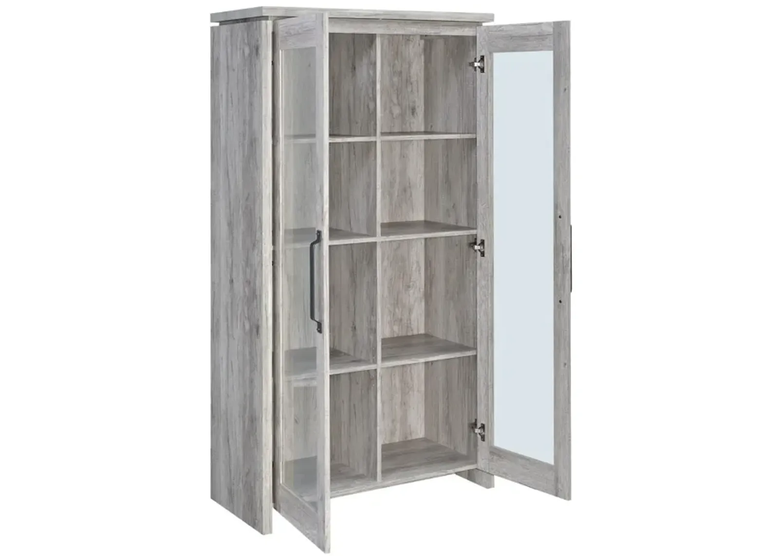 Coaster Tall Cabinet Grey Driftwood