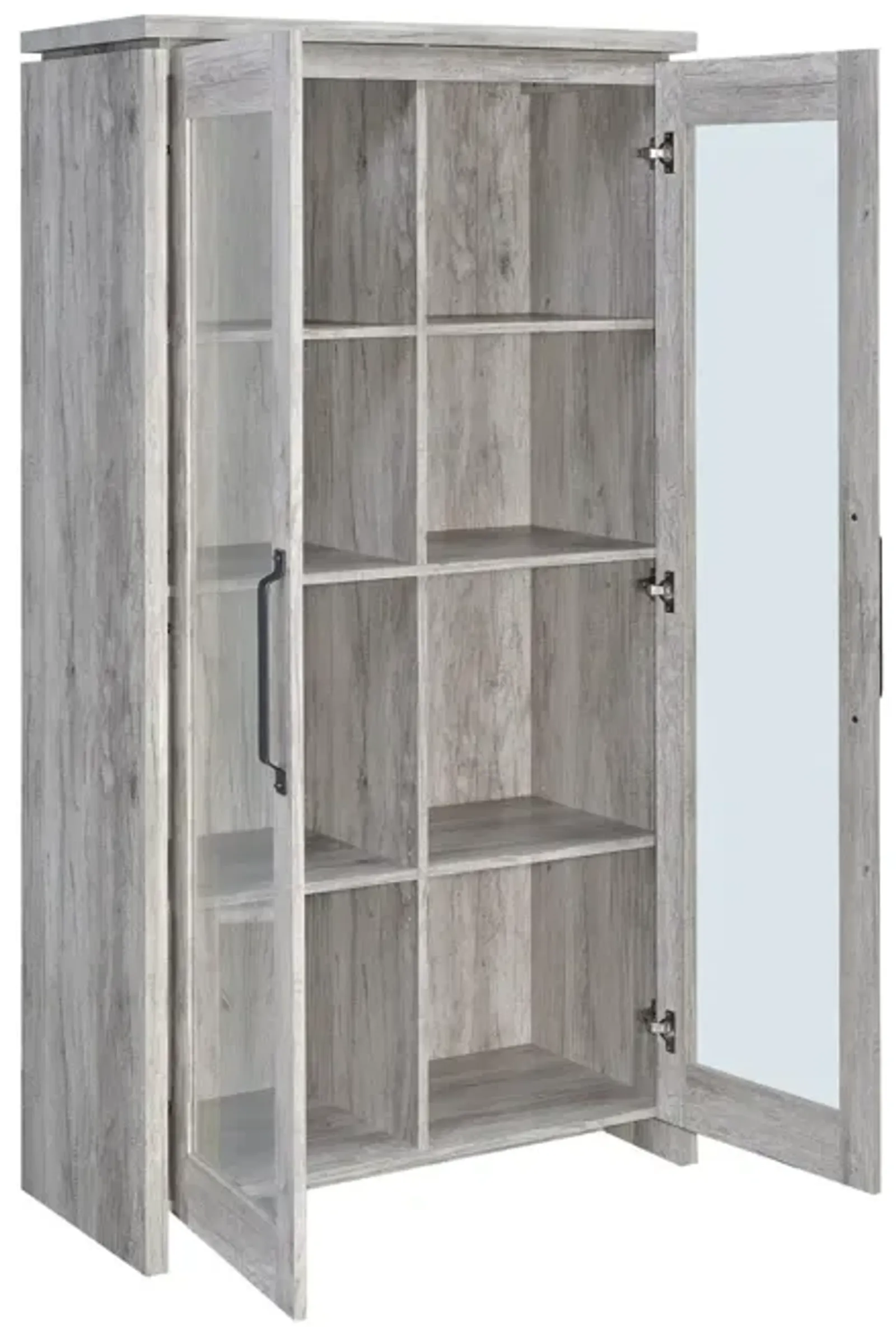 Coaster Tall Cabinet Grey Driftwood